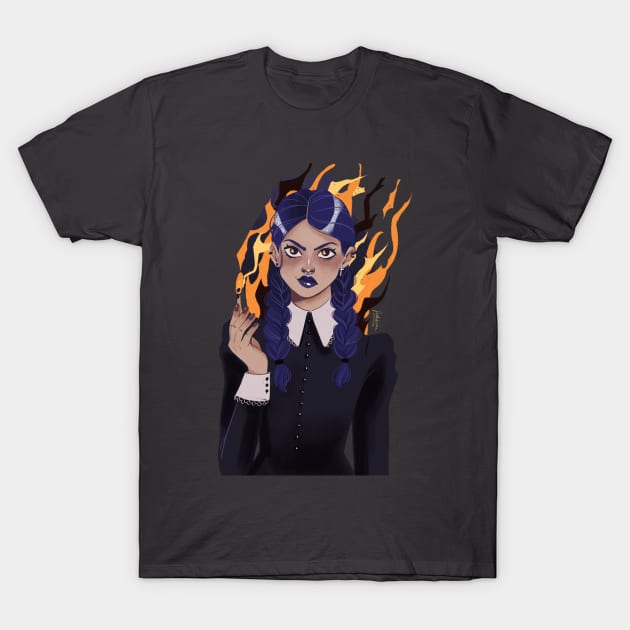 Burn! T-Shirt by fishboneart